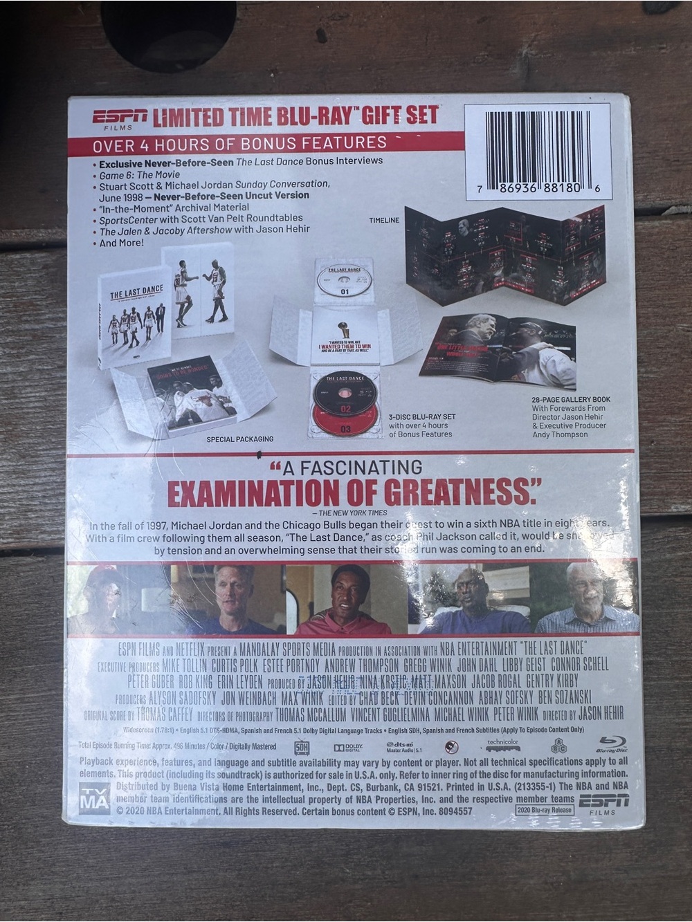 🏀 THE LAST DANCE LIMITED EDITION BLU-RAY GIFT SET - Picture 2 of 5